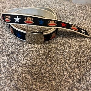 Paul Frank Monkey Belt with Star. Adjustable. Kids women